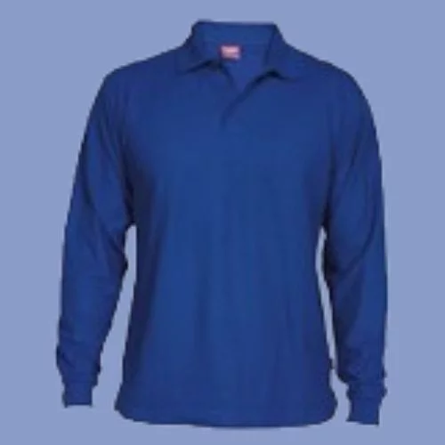Polo camisero rojo manga larga - hps seguridad