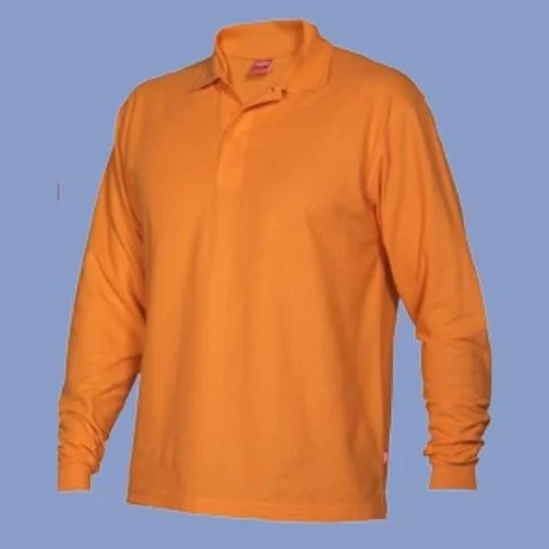 Polo camisero rojo manga larga - hps seguridad